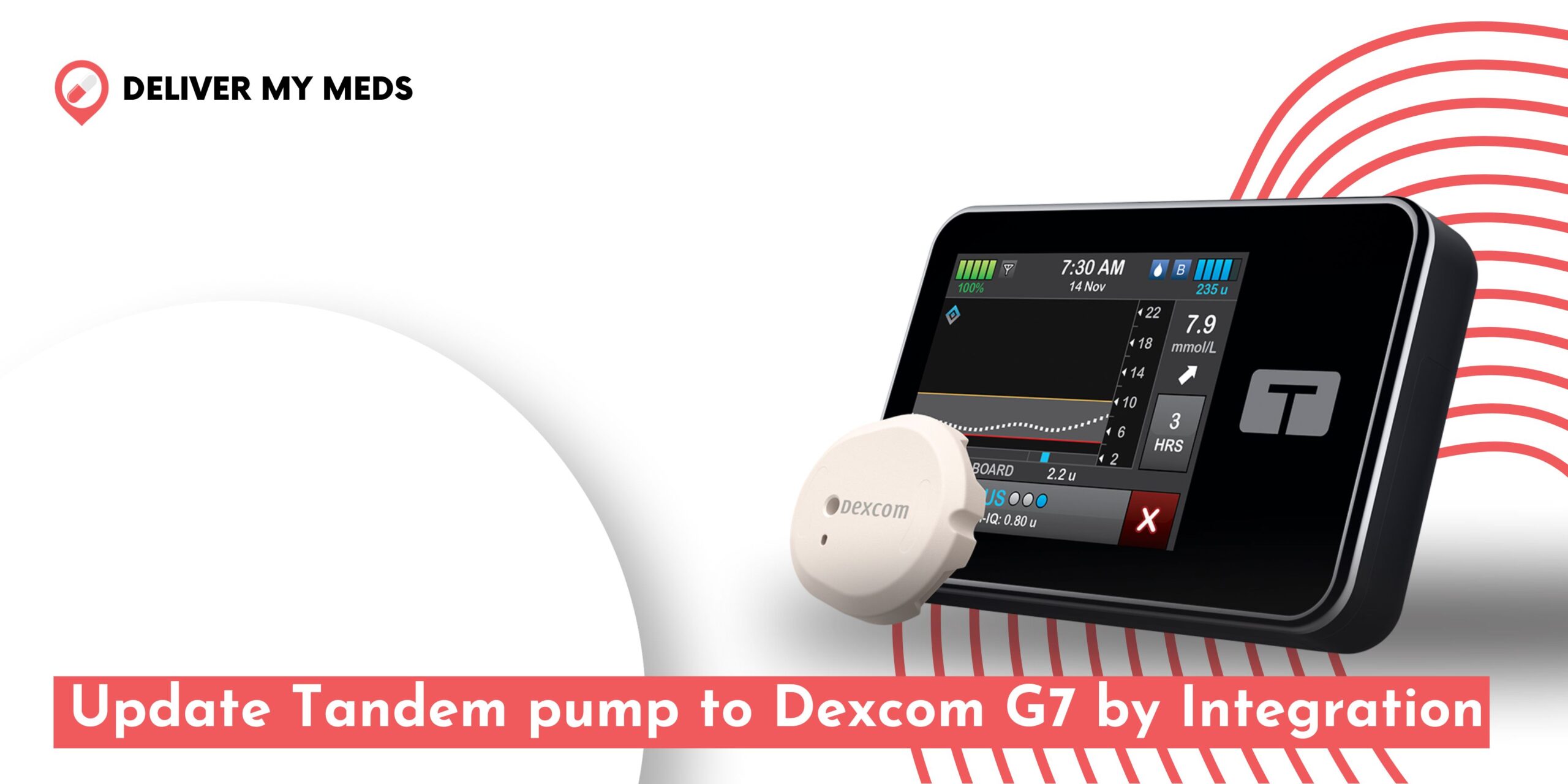 update tandem pump to dexcom g7