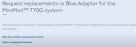 3rd Step to Request Medtronic Sensor Failure Replacement in the US