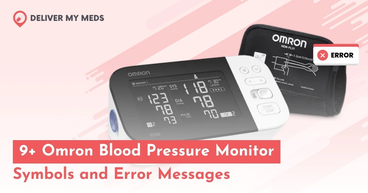 Omron Blood Pressure Monitor Symbols